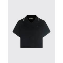 [Miu Miu] T-shirts Short Sleeve FW26 MJNA41SOOO191L F0008