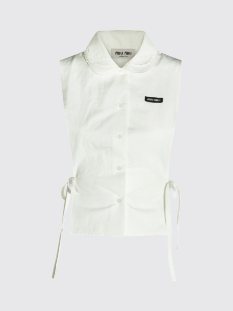 [Miu Miu] T-shirts Short Sleeve FW26 MK2041SOOO163M F0009