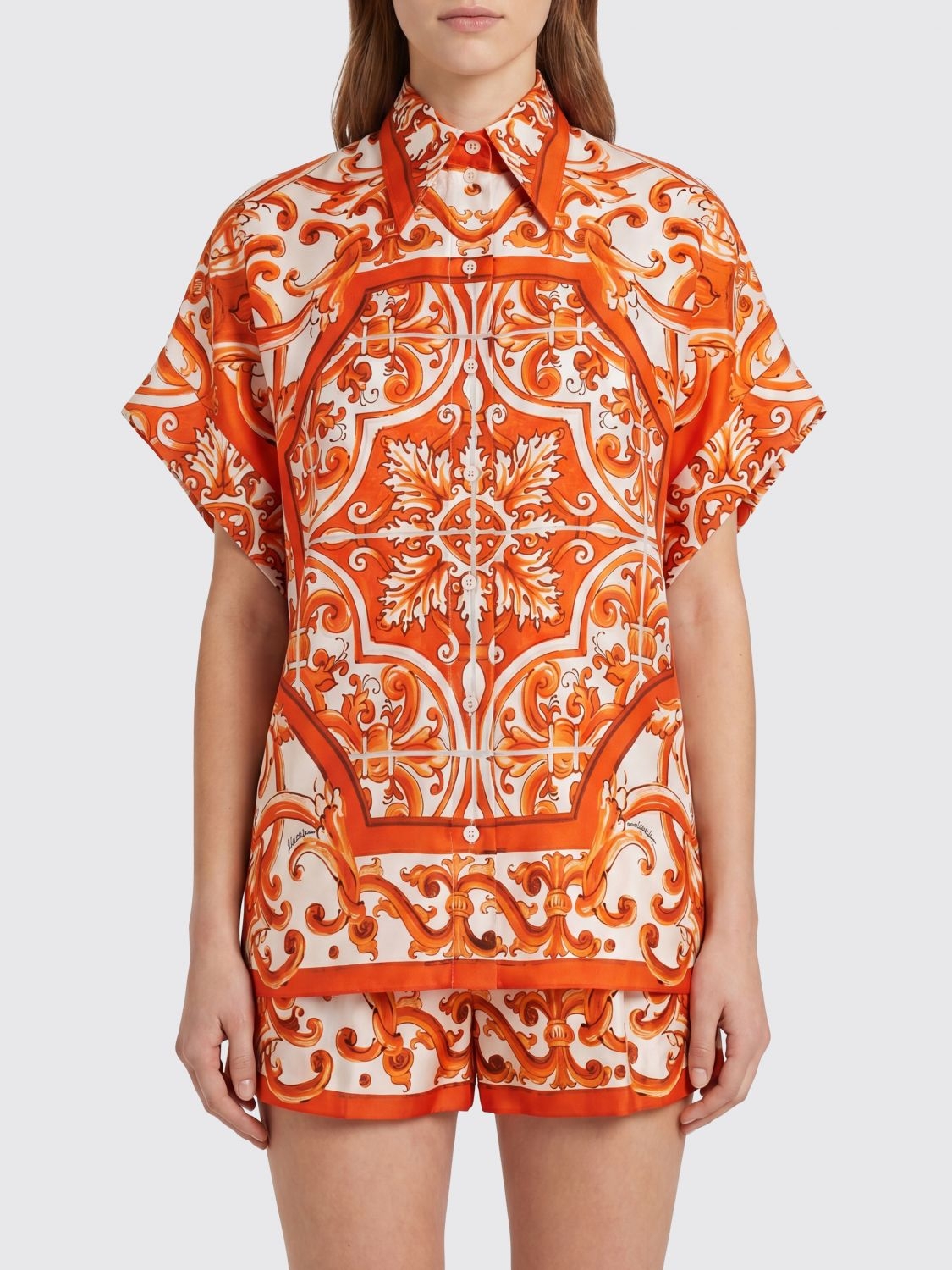 [Dolce & Gabbana] Shirts Short Sleeve FW26 F5T52TGDDRE S9000