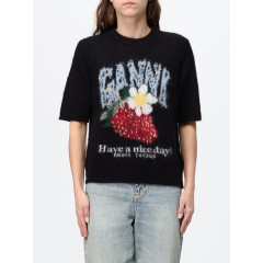 [GANNI] T-shirts Short Sleeve FW26 A1050226 099