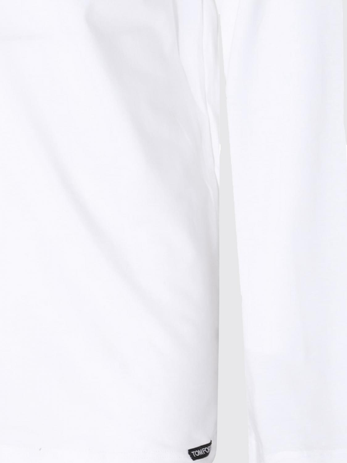 [Tom Ford] T-shirts Long Sleeve FW26 T4M141410 100