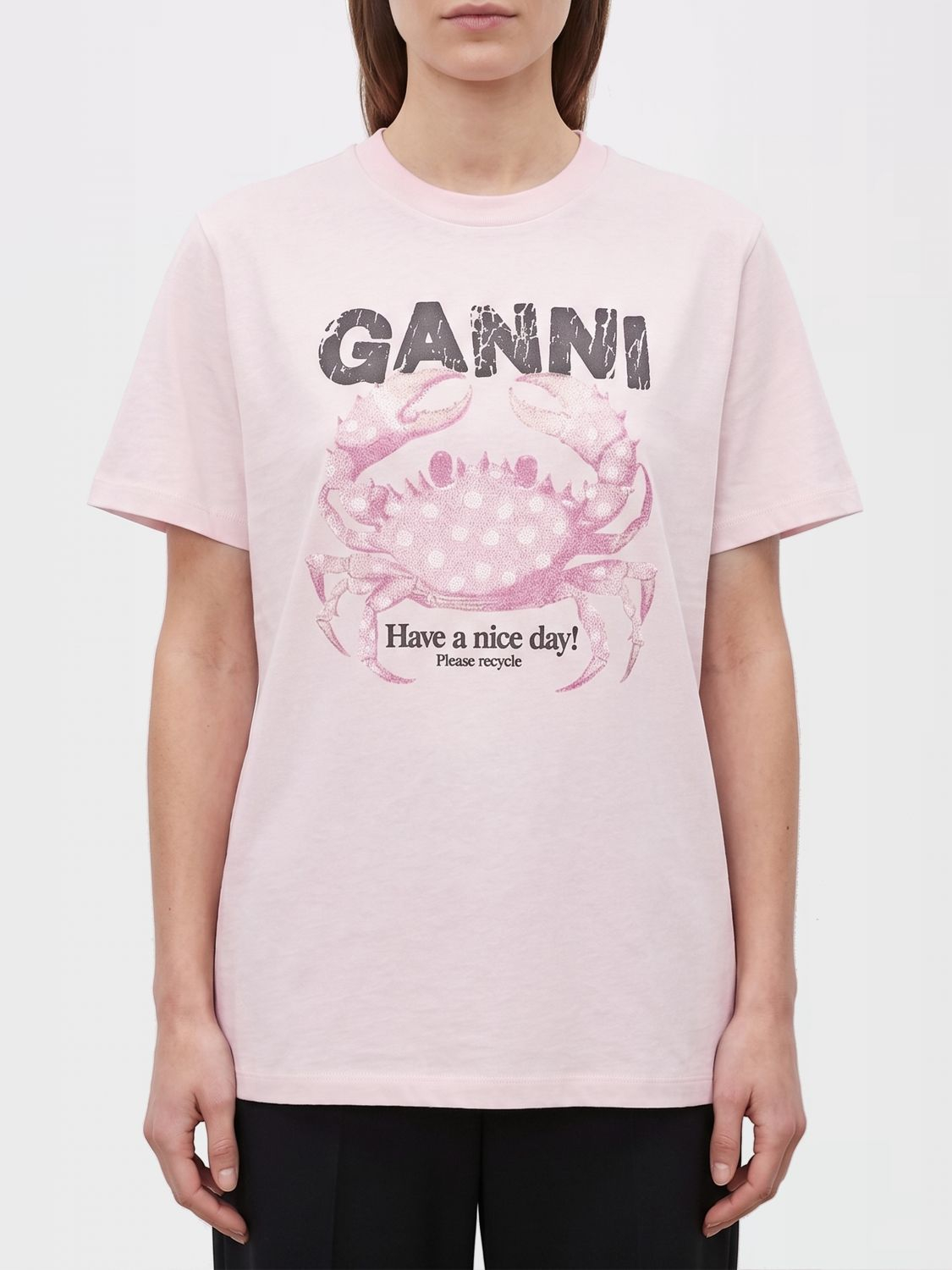 [GANNI] T-shirts Short Sleeve FW26 A1050197 868