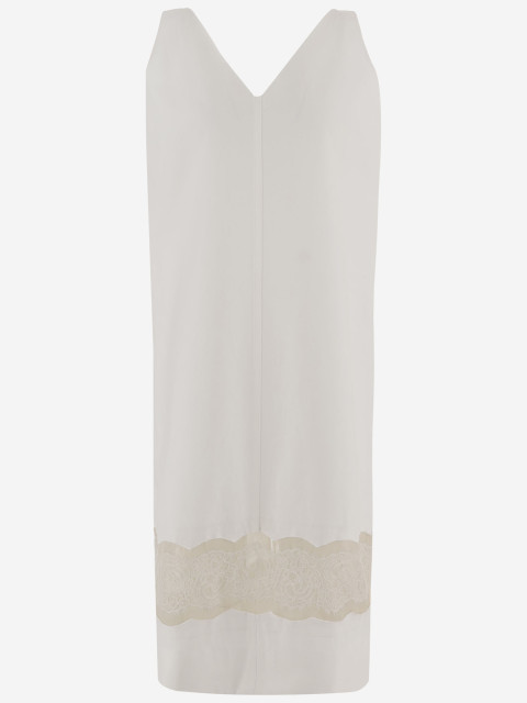 [CARVEN] Sleeveless dress SS26 6261K21078White