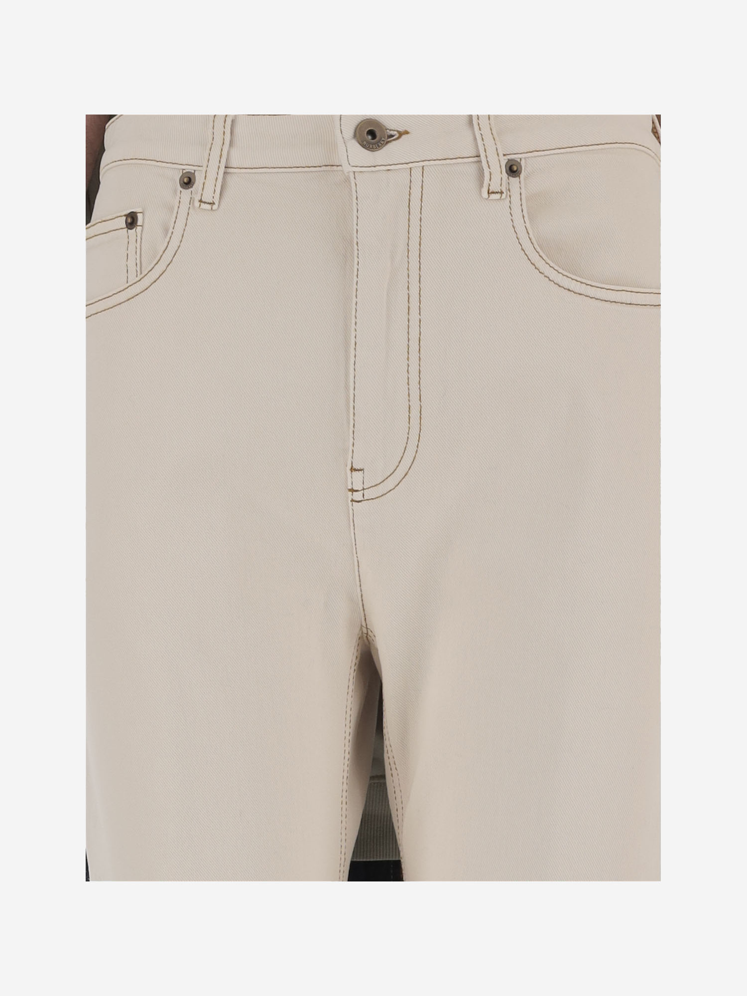[Burberry] Trousers SS26 8118523CERAMICWHITE
