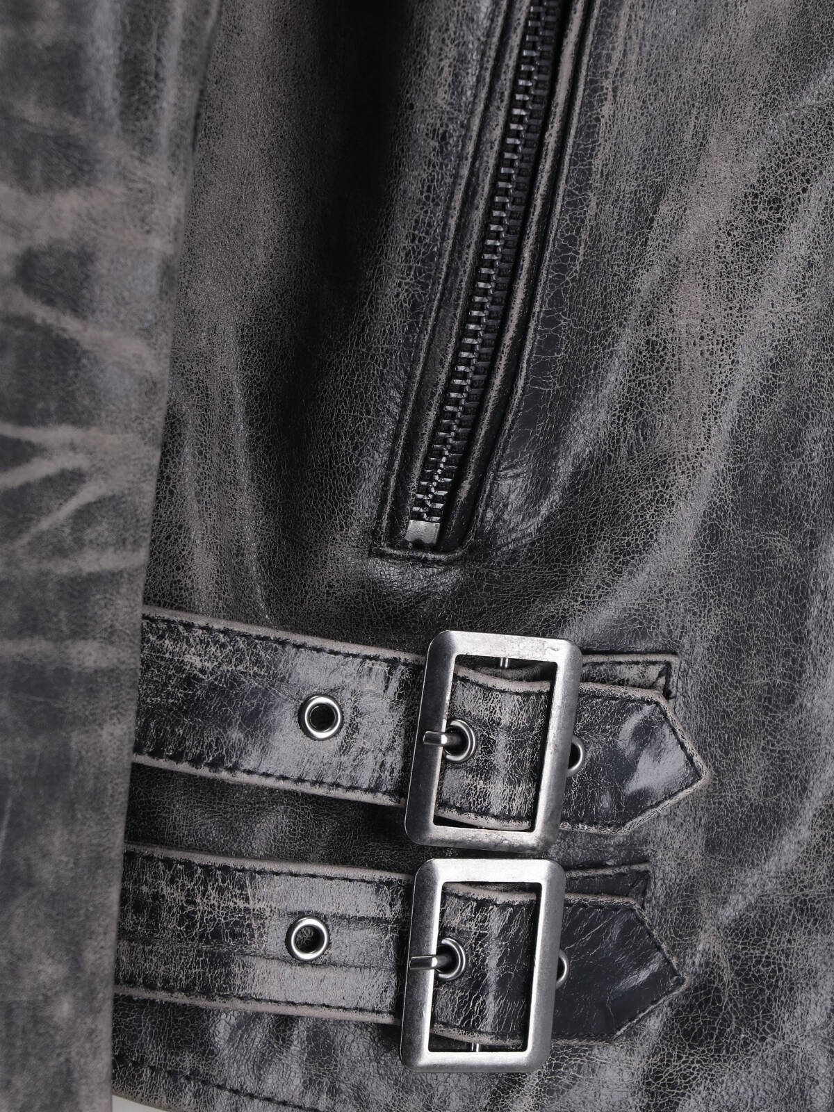 [Diesel] Leather Jacket FW26 A22844 0CJCM9XX