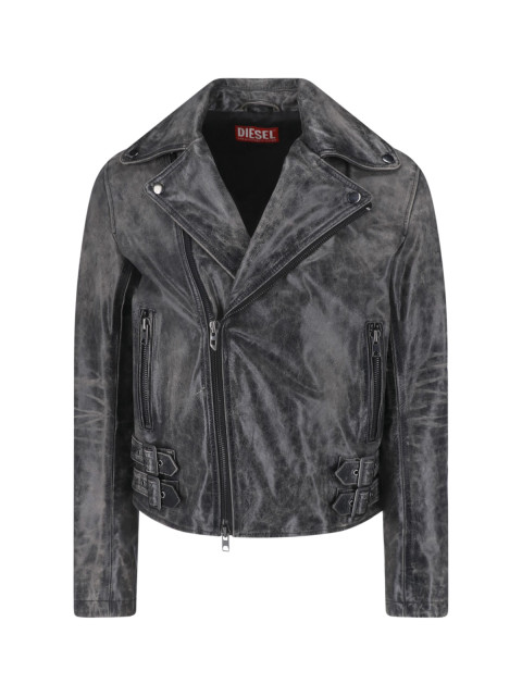 [Diesel] Leather Jacket FW26 A22844 0CJCM9XX