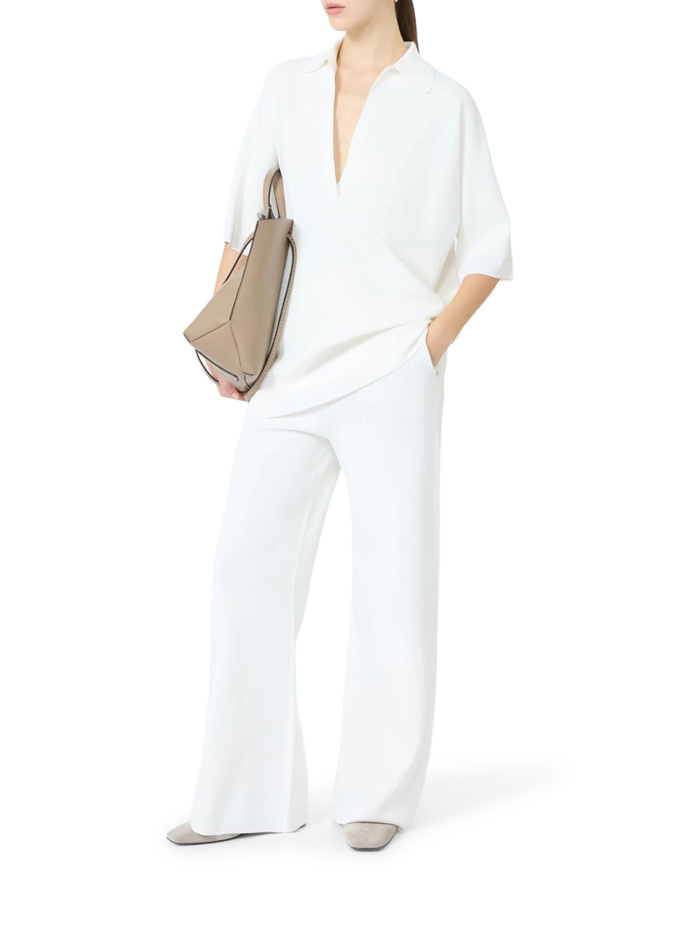 [Max Mara] Trousers FW26 2621336011600001 WHITE
