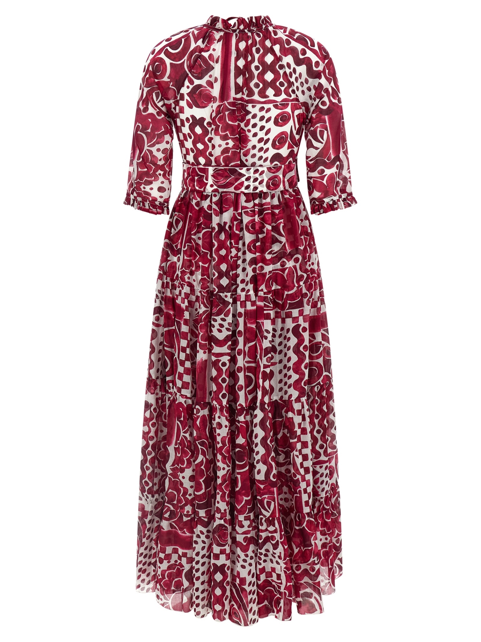 [Samantha Sung] Short sleeve dress SS26 EDENDRESSWHITEPINK