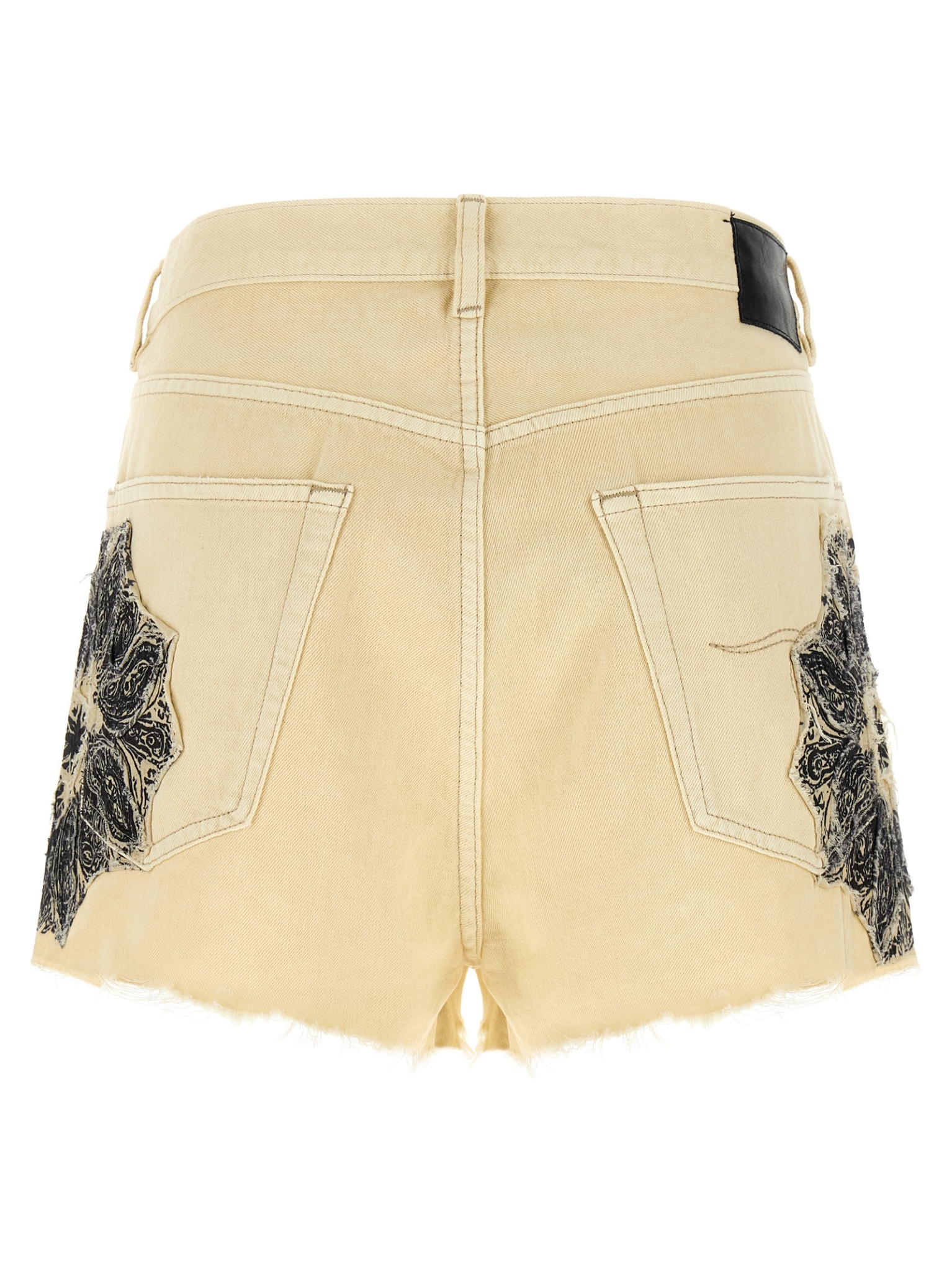 [R13] Shorts SS26 R13WD191D446BECRUBANDANAAPPLIQUE