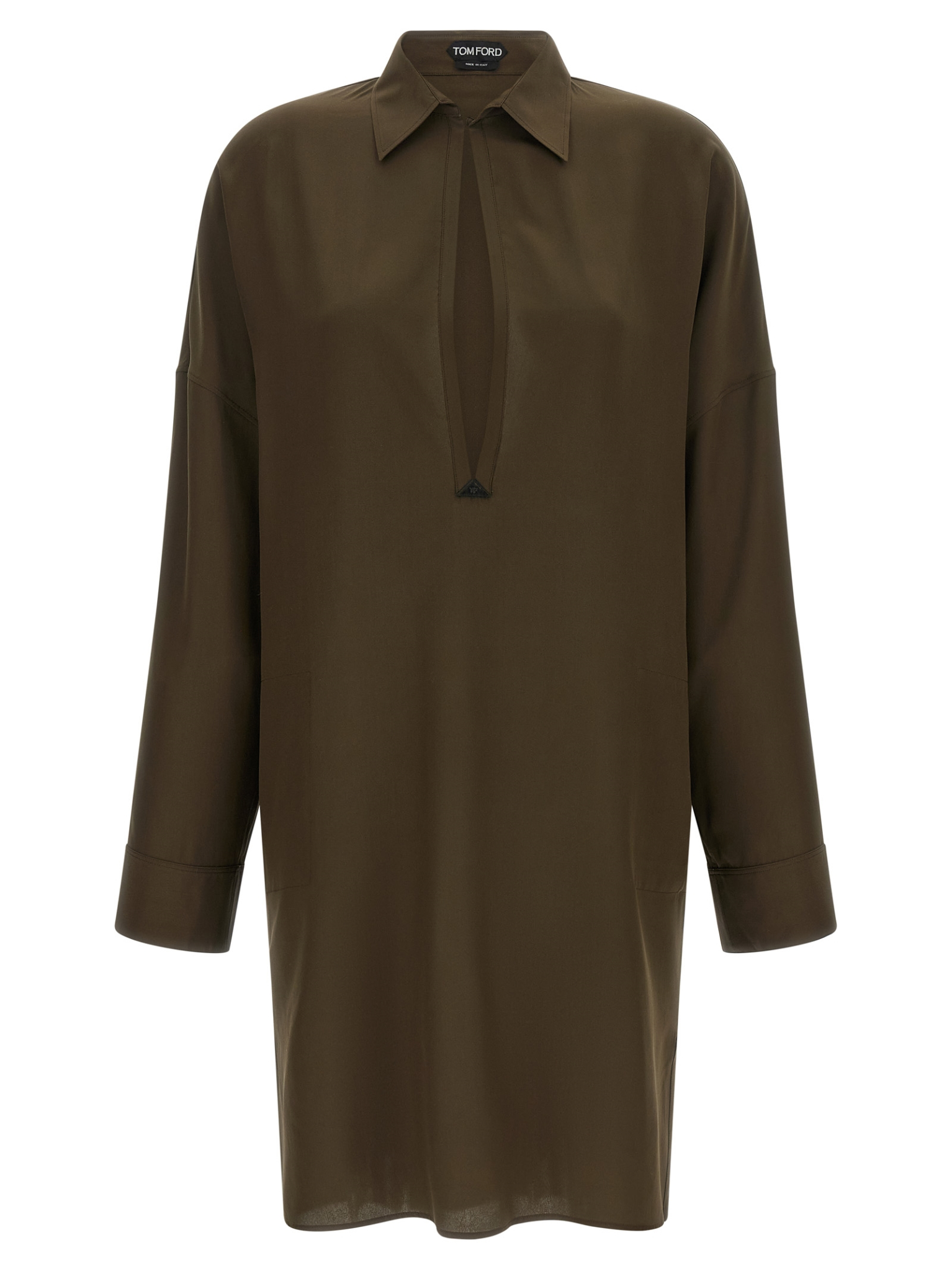 [Tom Ford] Long sleeve dress SS26 AB3632FAX1703GCW