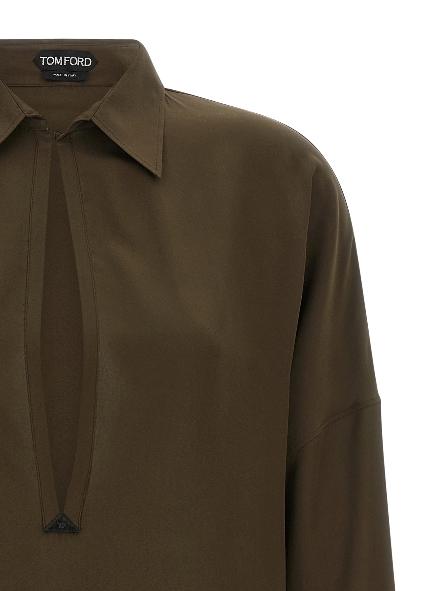 [Tom Ford] Long sleeve dress SS26 AB3632FAX1703GCW