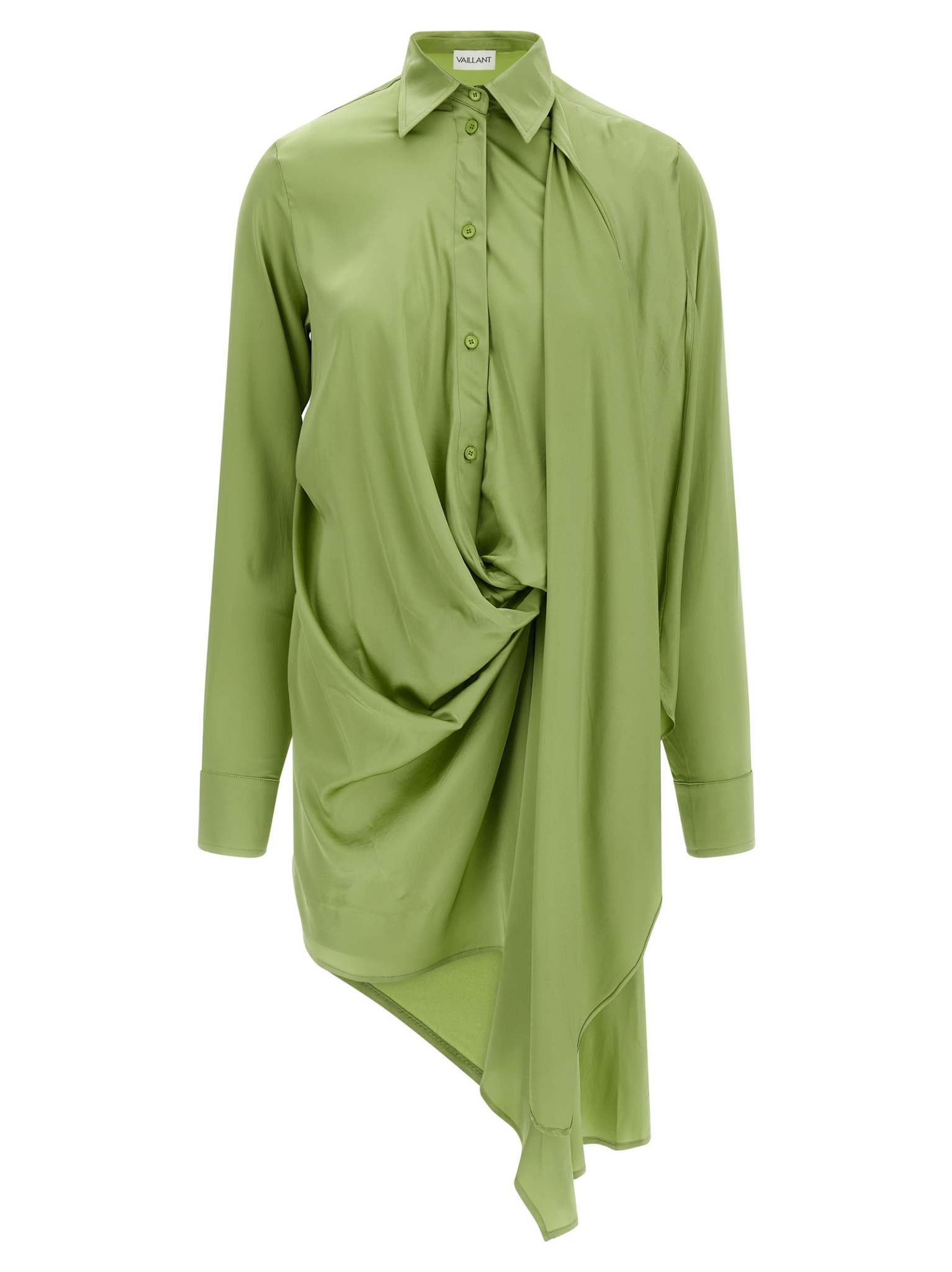 [VAILLANT] Long sleeve dress SS26 DR150PISTACHIO