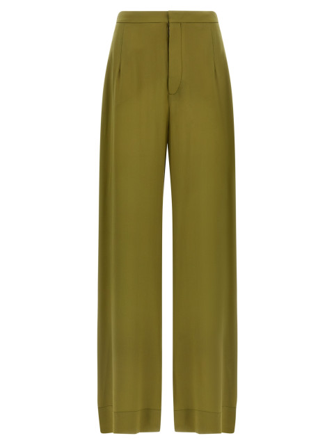 [MAISON JEJIA] Trousers SS26 MJD2554141BIKHAKISILK