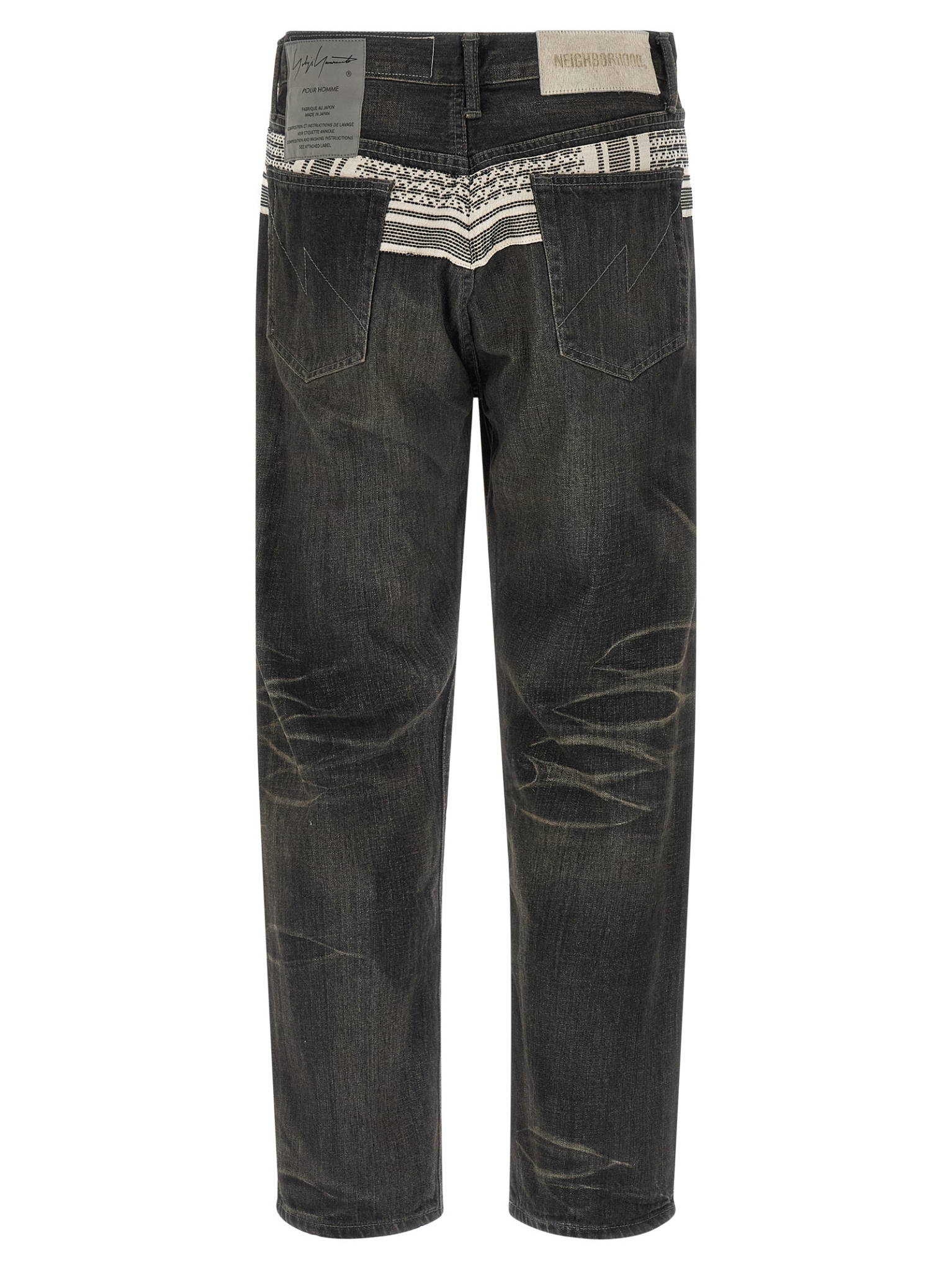 [YOHJI YAMAMOTO] Jeans SS26 HKP94065BLACK