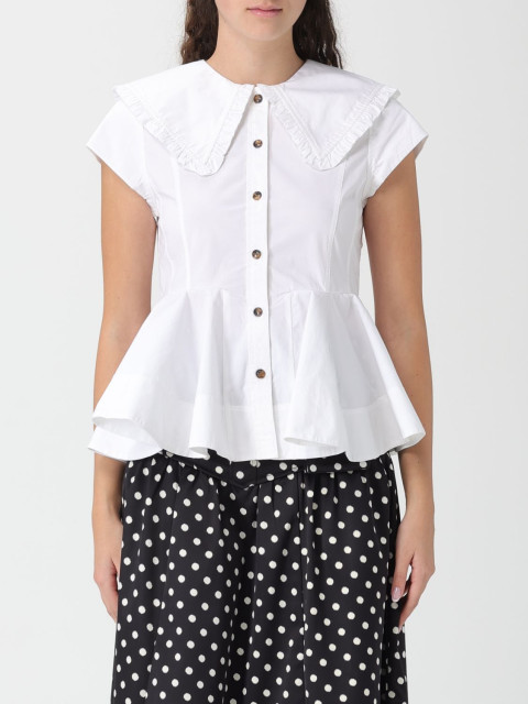 [GANNI] Shirts Short Sleeve SS26 A1040093 151