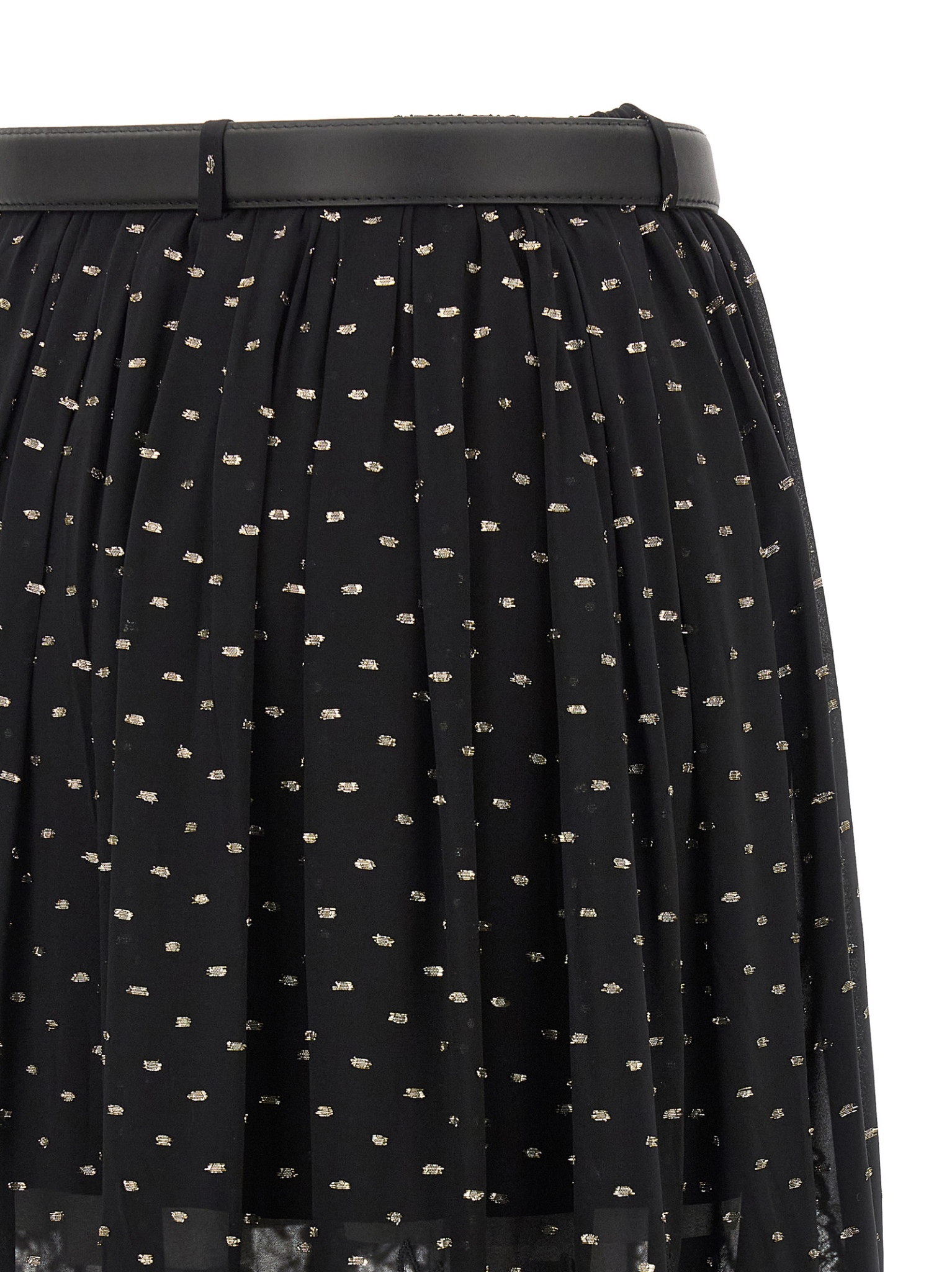 [SELF PORTRAIT] Long skirt SS26 RS26196XSKBBLACK