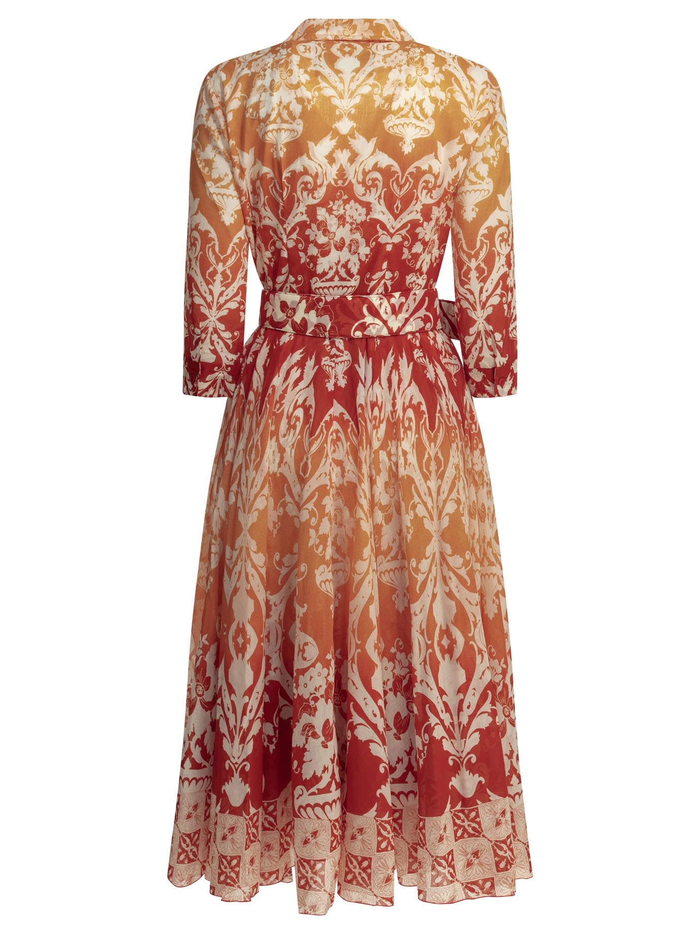 [Samantha Sung] Long sleeve dress SS26 ASTERIMPERO OMBREORANGE
