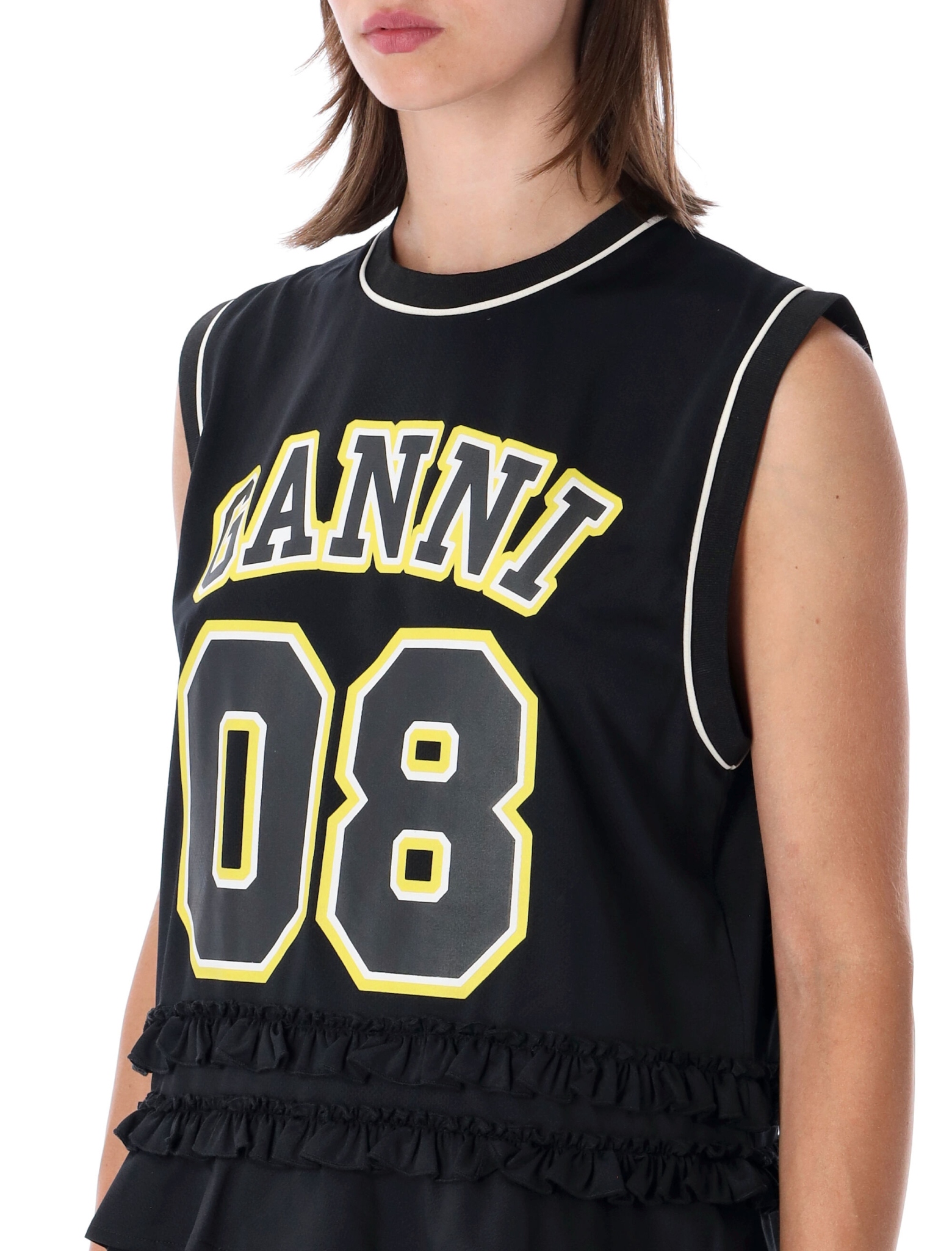 [GANNI] T-shirts Sleeveless FW26 A105022511254099