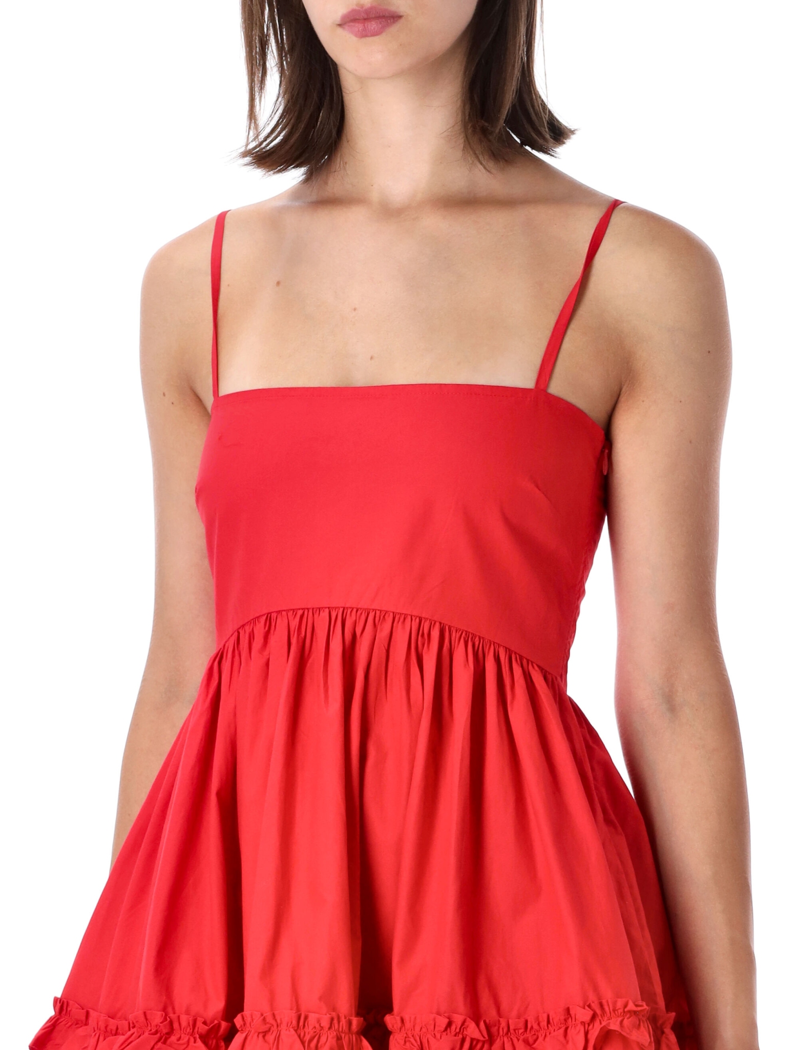 [GANNI] Sleeveless dress FW26 A10307056479474