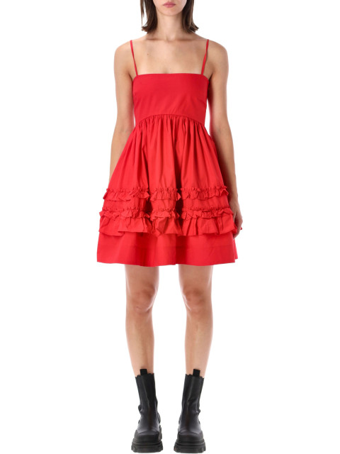[GANNI] Sleeveless dress FW26 A10307056479474