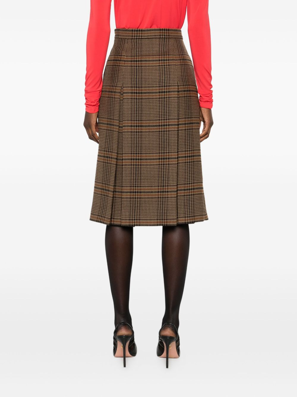 [Saint Laurent] Midi skirt FW25 831068Y3J459217
