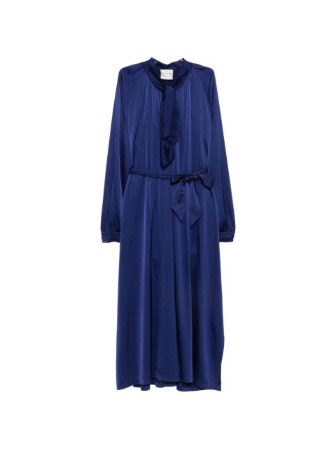 [Forte Forte] Long sleeve dress FW26 15075MYDRESSLAPISLAZZULI