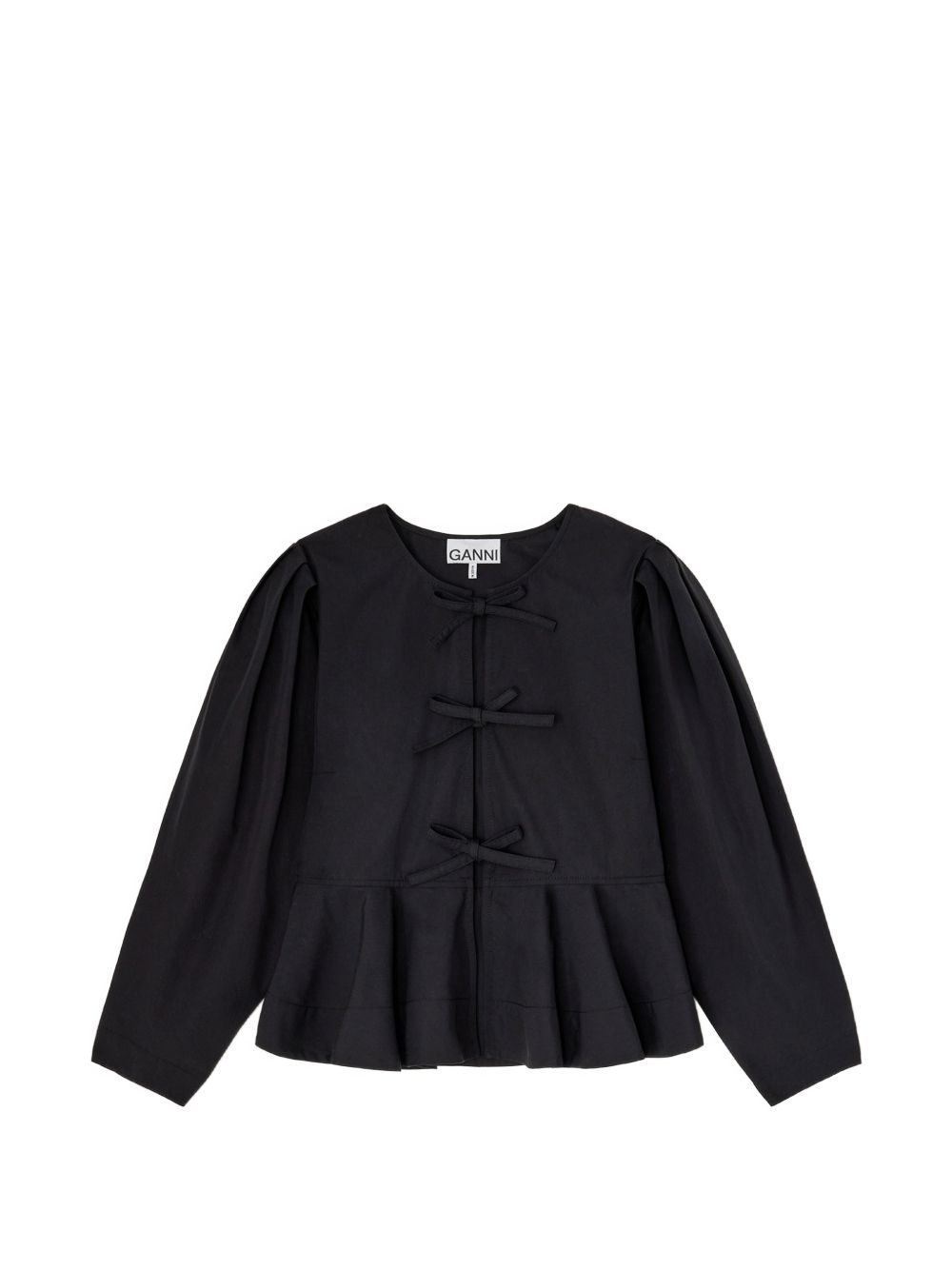 [GANNI] Shirts Long Sleeve FW26 A1040486099