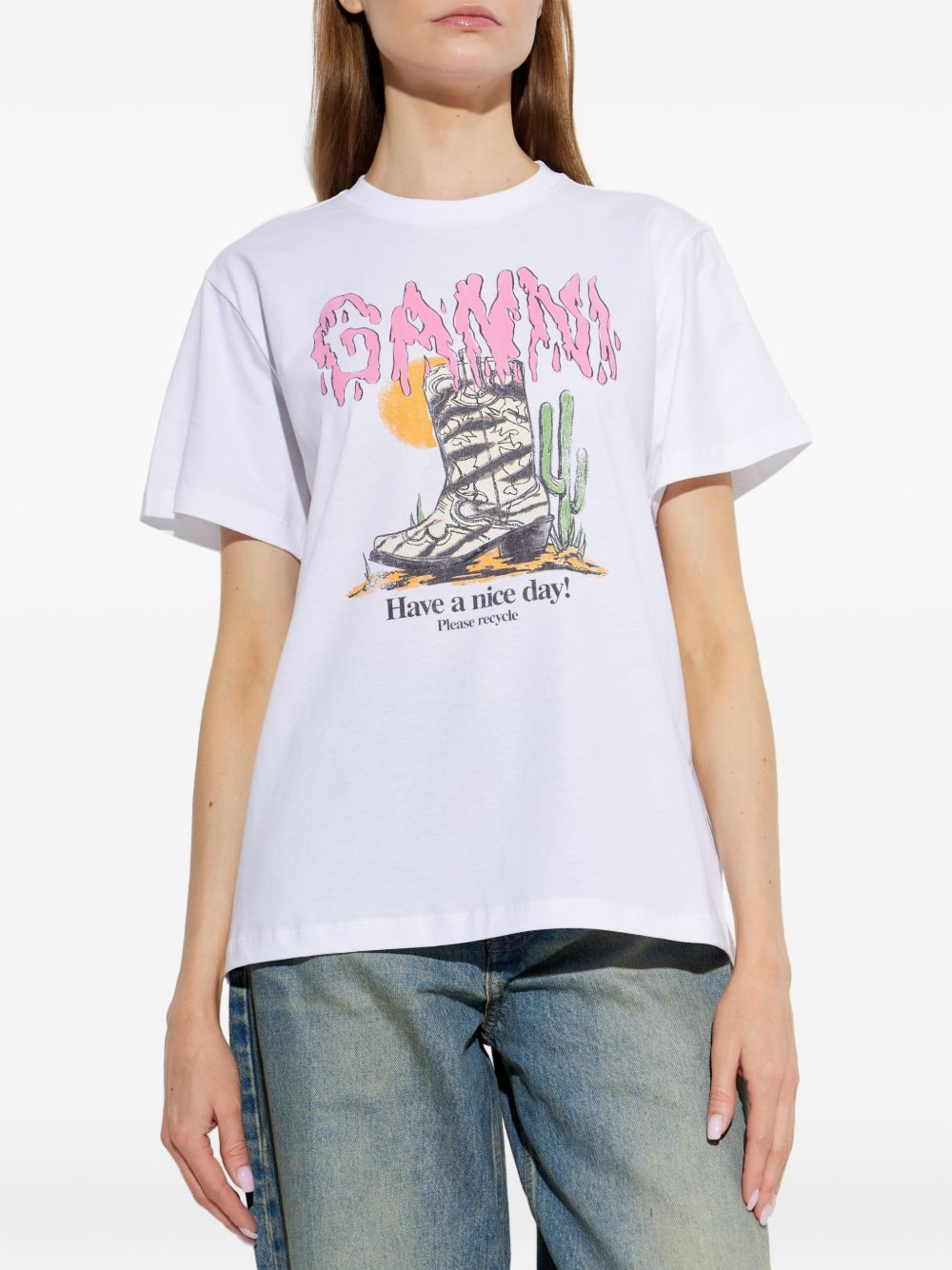[GANNI] T-shirts Short Sleeve FW26 A1050253151