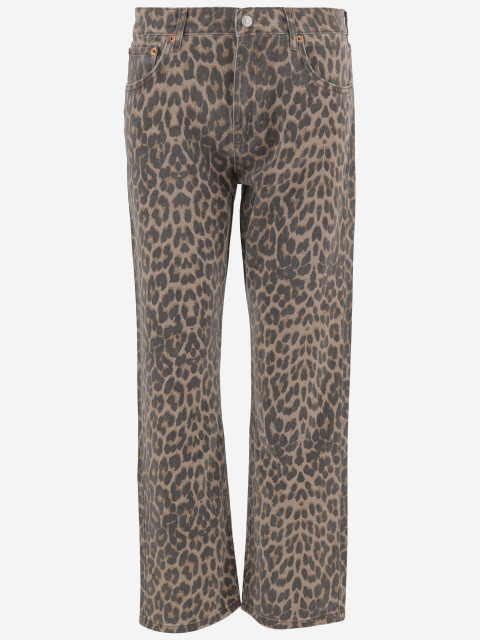 [RE / DONE] Jeans FW26 18703WMRBLCPLEOPARDO