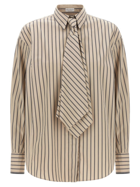 [Brunello Cucinelli] Shirts Long Sleeve FW26 MP704M3A06C017