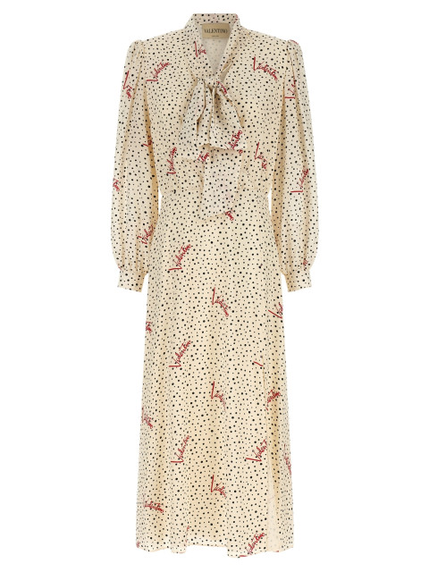 [Valentino Garavani] Long sleeve dress FW26 B3VAKR5A9N3G5