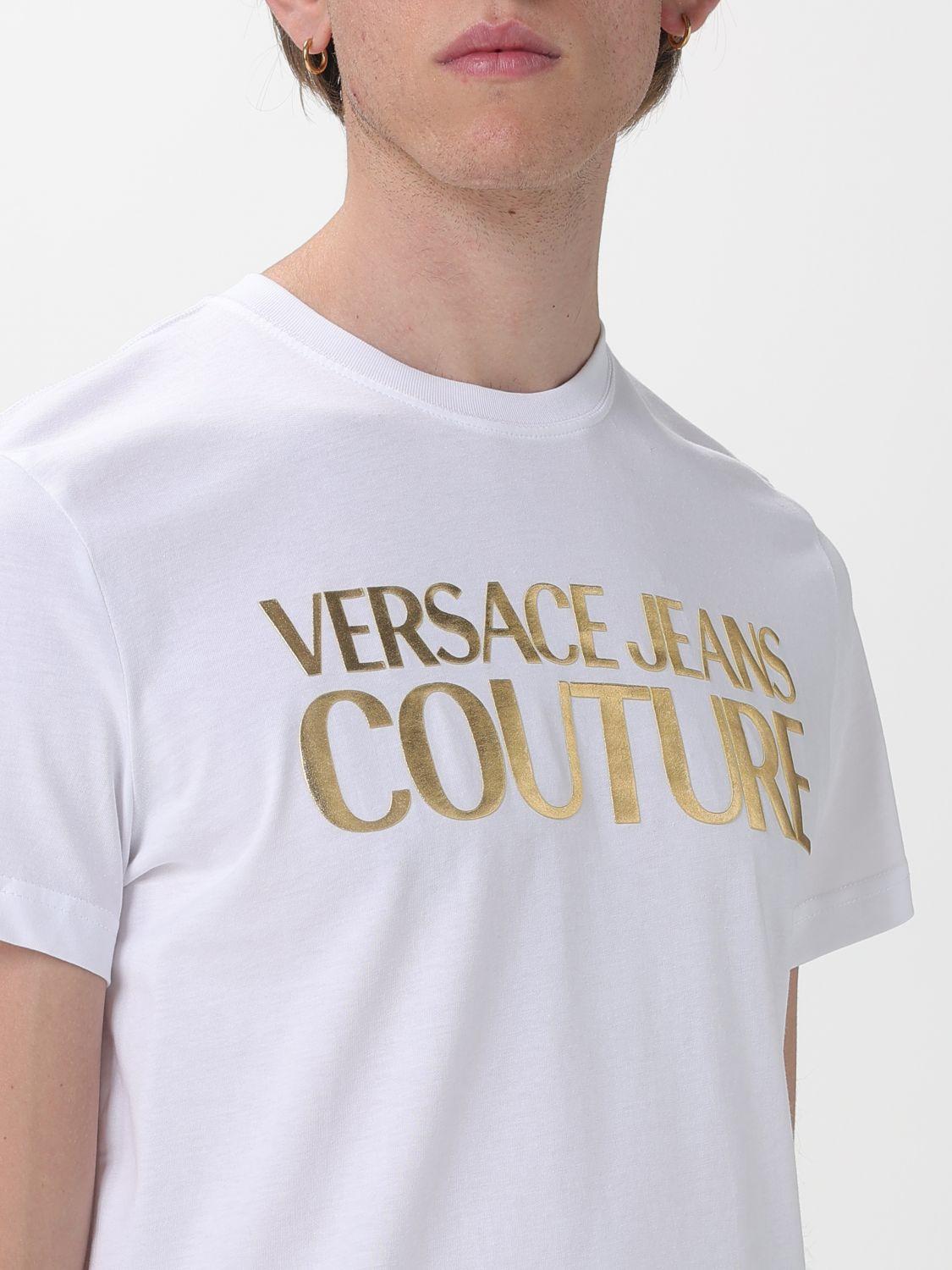 [VERSACE JEANS COUTURE] T-shirts Short Sleeve SS26 80GAHT00CJ00T G03