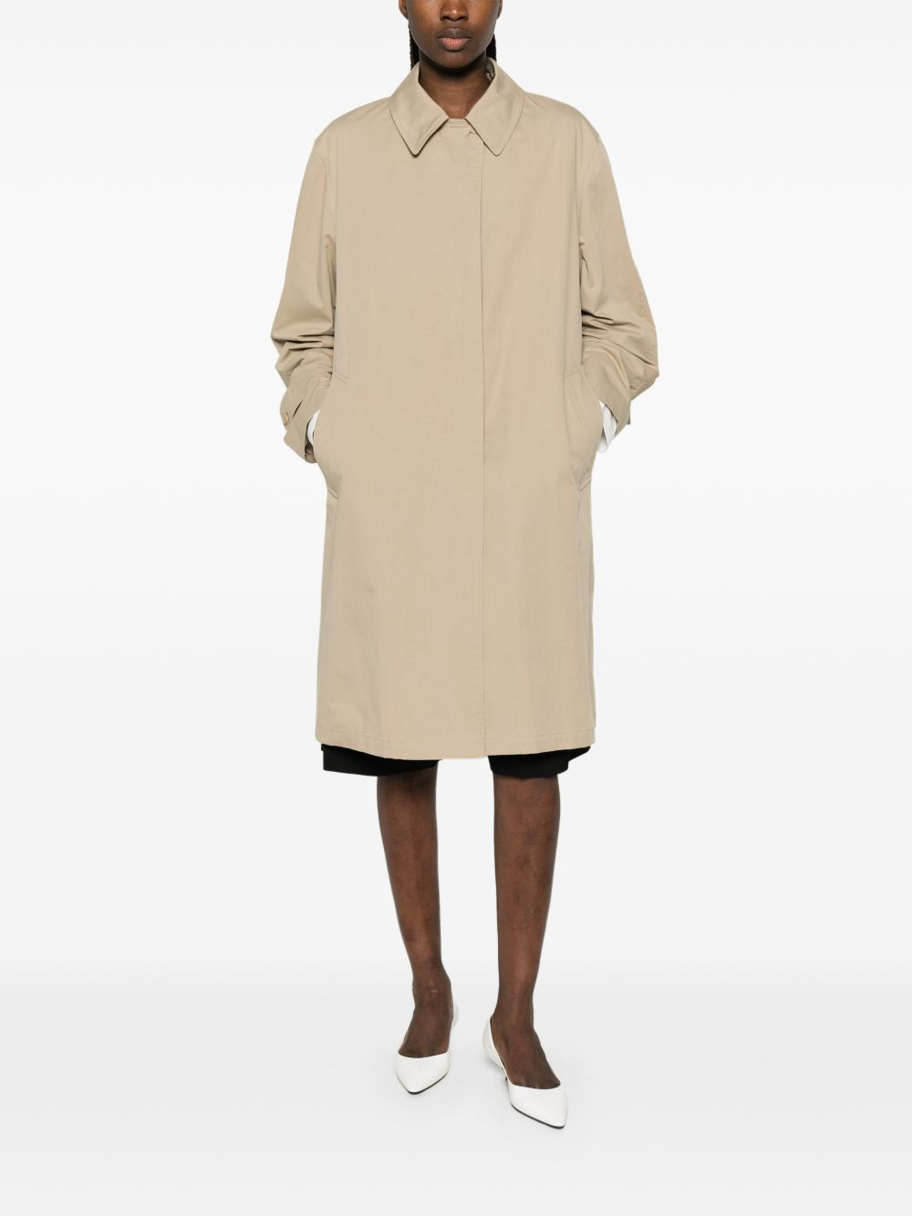 [THE ROW] Raincoat FW26 10766W4323BEI