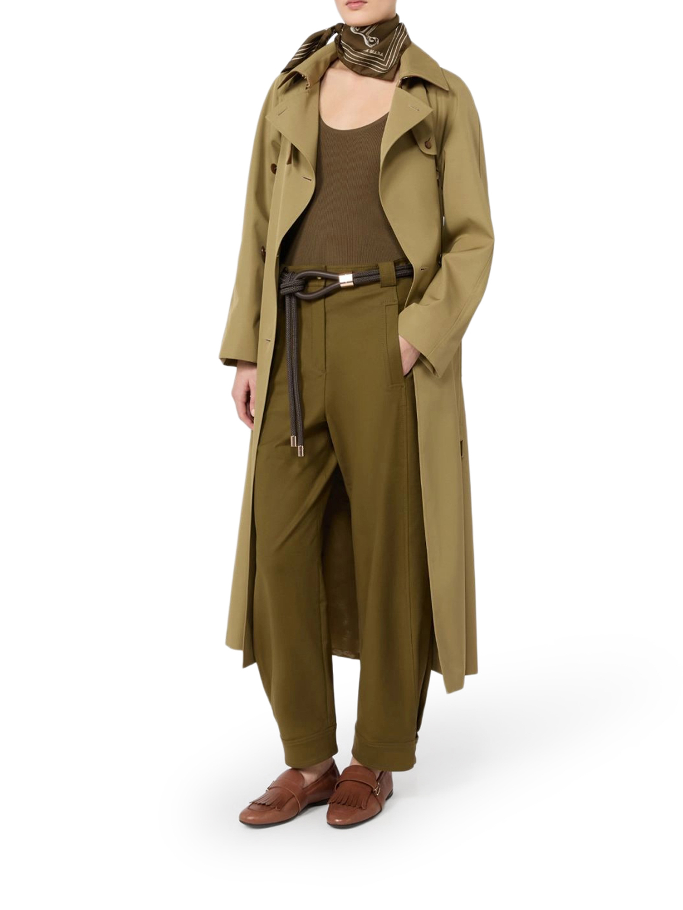 [Max Mara] Tank top FW26 2621366161600005 DARK KHAKI