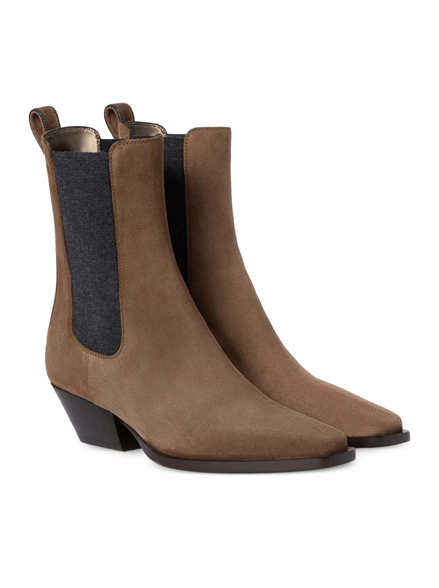 [Brunello Cucinelli] Ankle Boots FW26 MZSFC3080C9773 CARAMEL