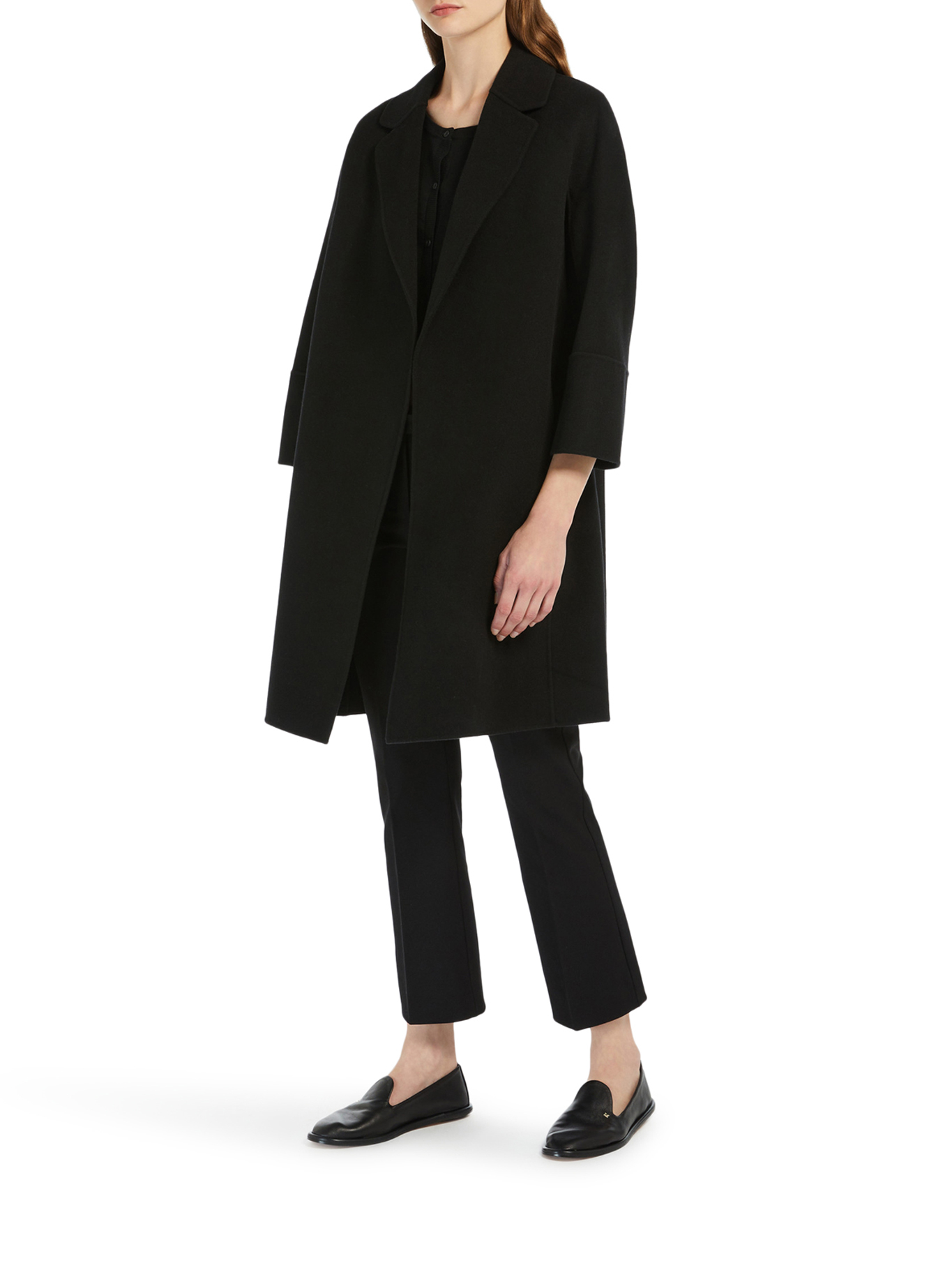 [S Max Mara] Coat FW26 2629016091600013 BLACK