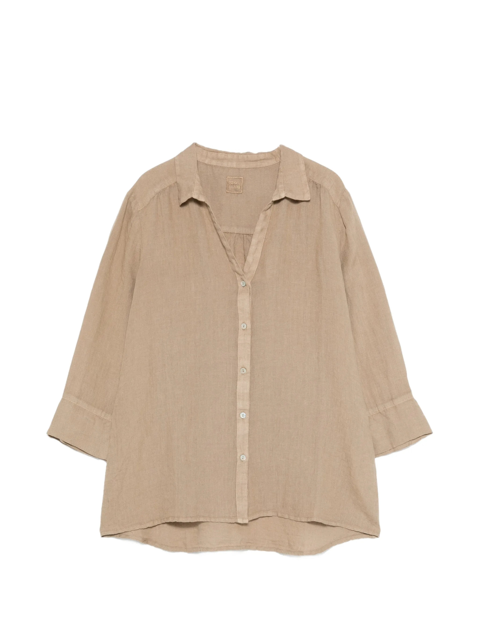 [120% LINO] Shirts Long Sleeve SS26 33ALIW19QK0000115000000092