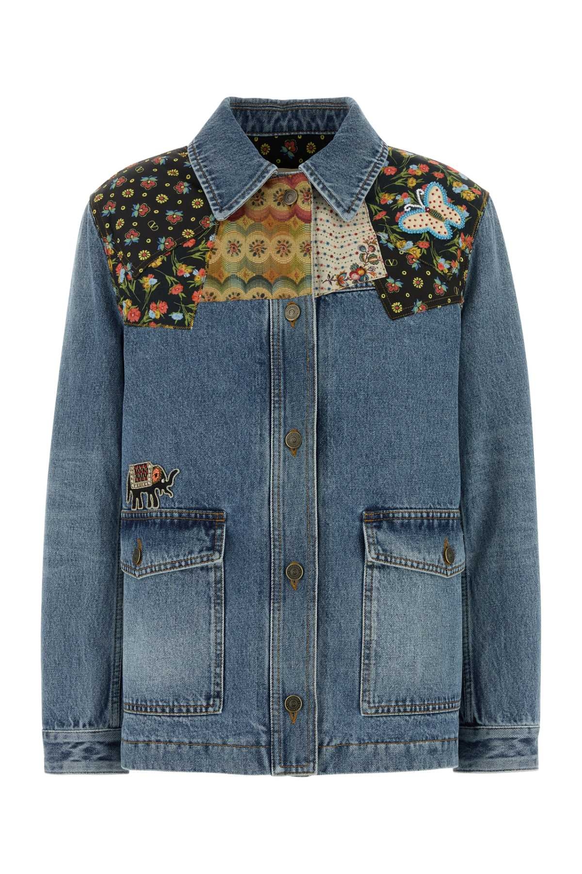 [Valentino Garavani] Denim Jacket SS26 8B3DC03S9YB 558