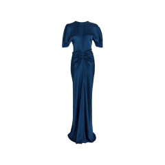 [VICTORIA BECKHAM] Short sleeve dress FW26 1226WDR007004AOCEAN