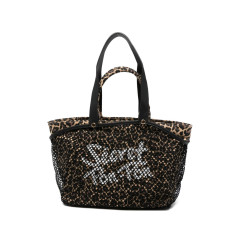 [SECRET PON-PON] Shoulder bag SS26 CITYTOTEMLEOPARD