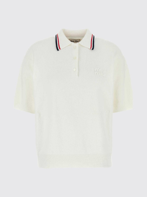 [Miu Miu] T-shirts Short Sleeve SS26 MMLB31SOOO17NR F0009