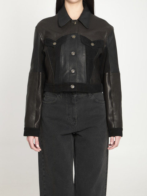 [Versace] Leather Jacket SS26 1024617_1A17766_1B000