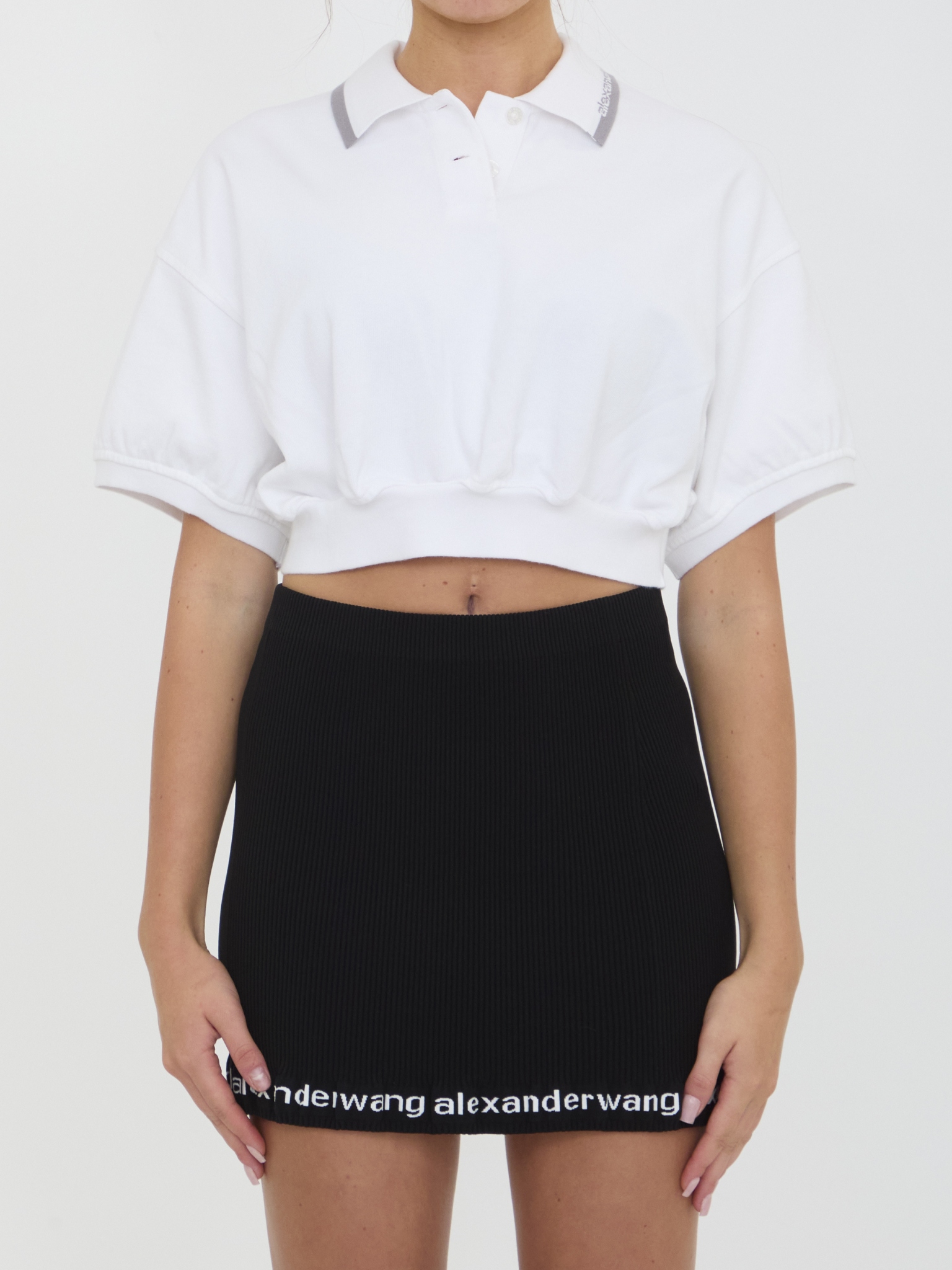 [ALEXANDER WANG] T-shirts Short Sleeve SS26 4CC12612070__100
