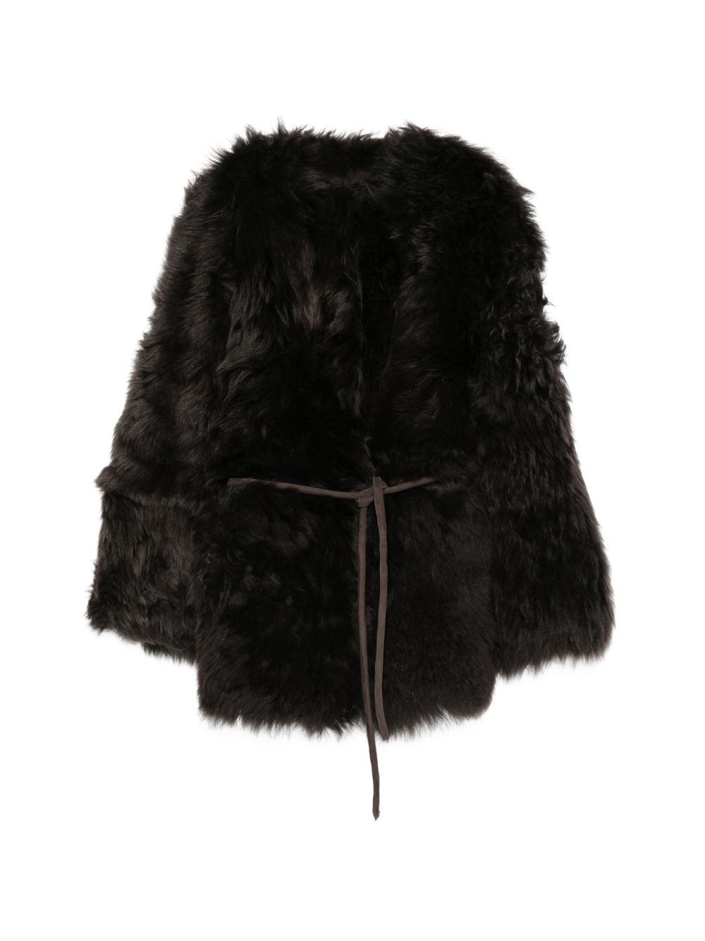 [Blancha] Fur Jacket FW26 2602930280CIOCCOLATO