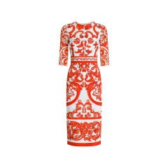 [Dolce & Gabbana] Short sleeve dress FW26 F6EAJTGDDRJS9000