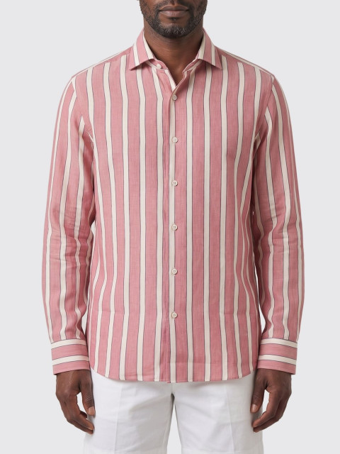 [Junya Watanabe] Shirts Long Sleeve SS26 WQB014051 WHTNVYRED
