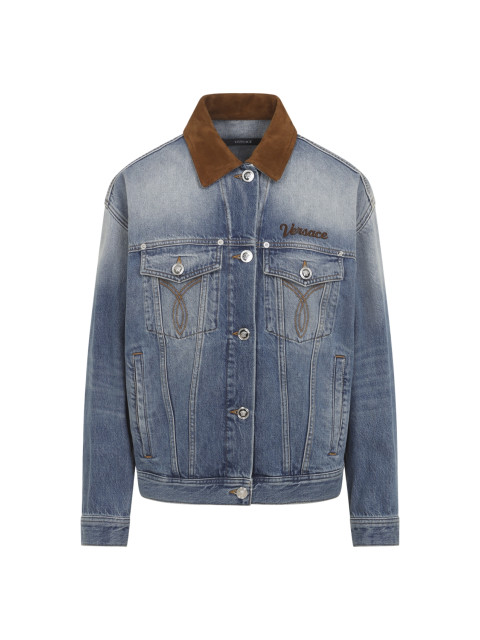 [Versace] Denim Jacket SS26 1022694.1A16751