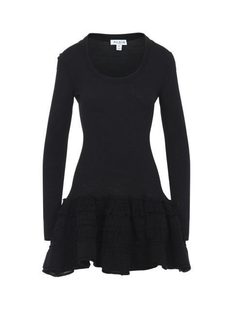[Alaia] Long sleeve dress SS26 AA9R2867K164C