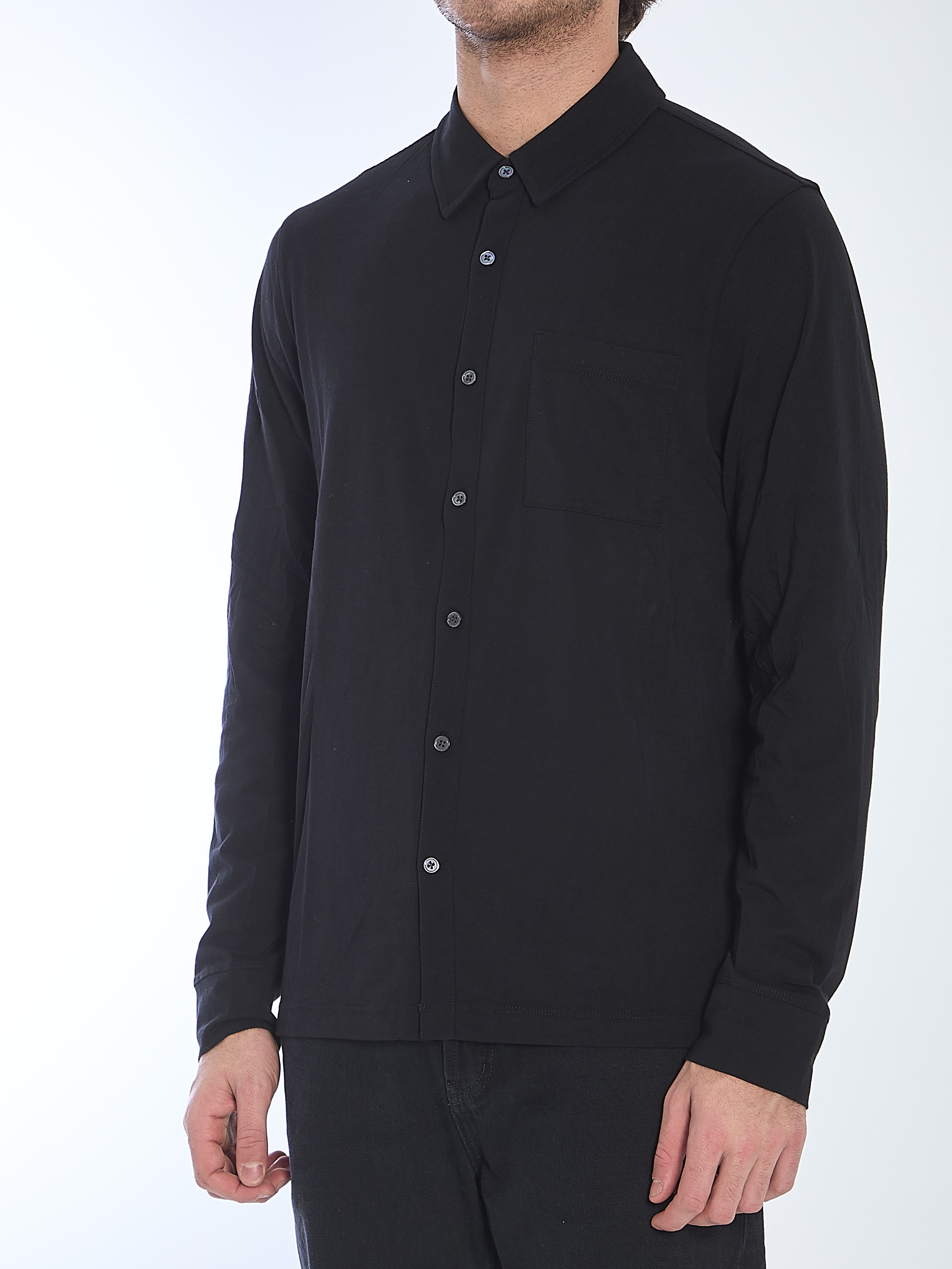 [JAMES PERSE] Shirts Long Sleeve SS26 MCFJ3442__BLK
