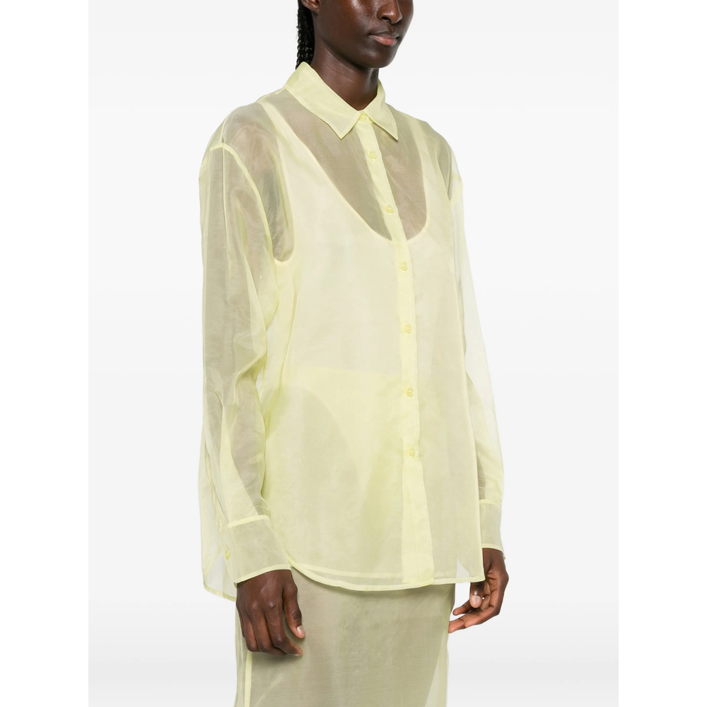[THE FRANKIE SHOP] Shirts Long Sleeve FW26 PERI SHIRT YELLO